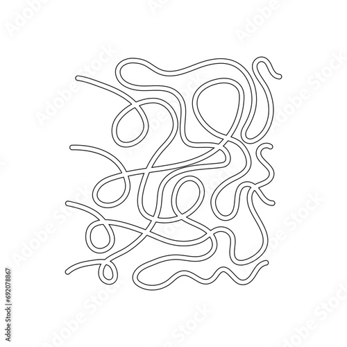 Simple Maze Element For Kids