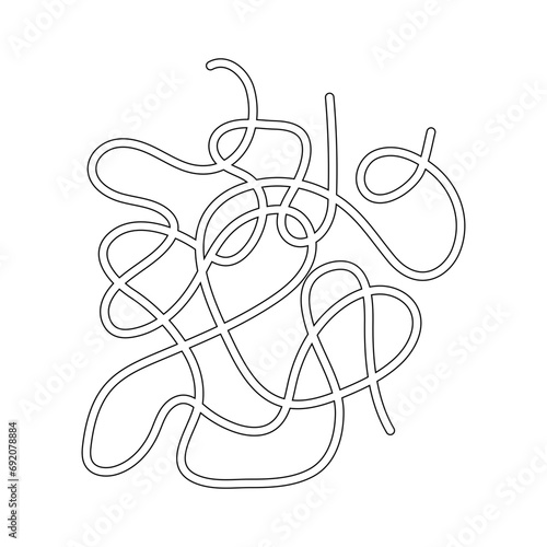 Simple Maze Element For Kids