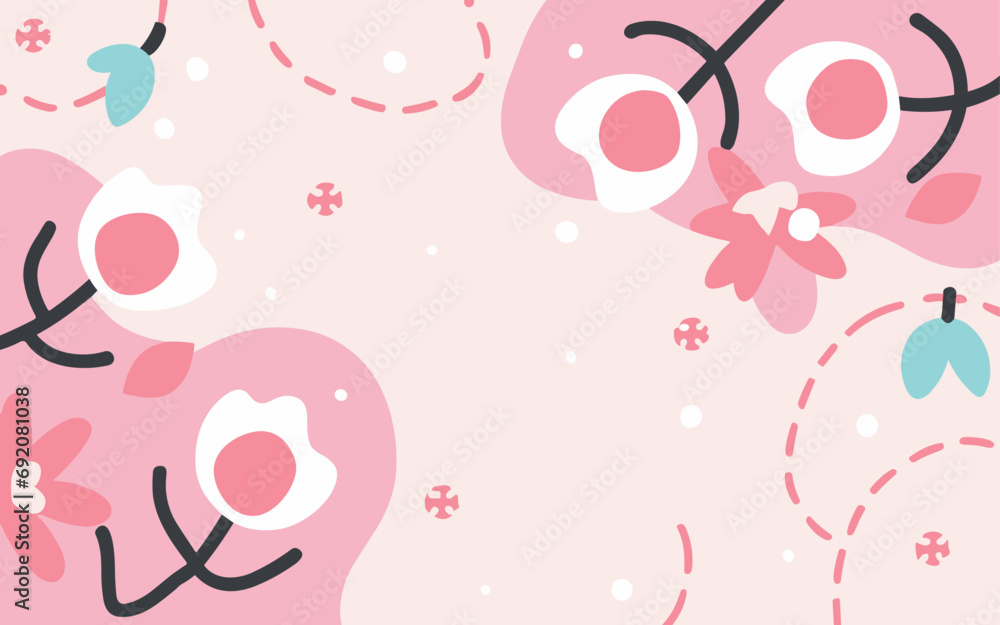 Abstract background poster floral. Good for fashion fabrics, postcards, email header, wallpaper, banner, events, covers, advertising, and more. Valentine's day, women's day, mother's day background. Abstract background poster floral. Good for fashion fabrics, postcards, email header, wallpaper, banner, events, covers, advertising, and more. Valentine's day, women's day, mother's day background.