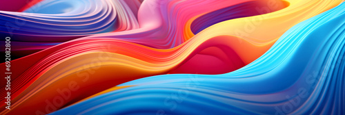 Abstract Colorful Background with Waves.