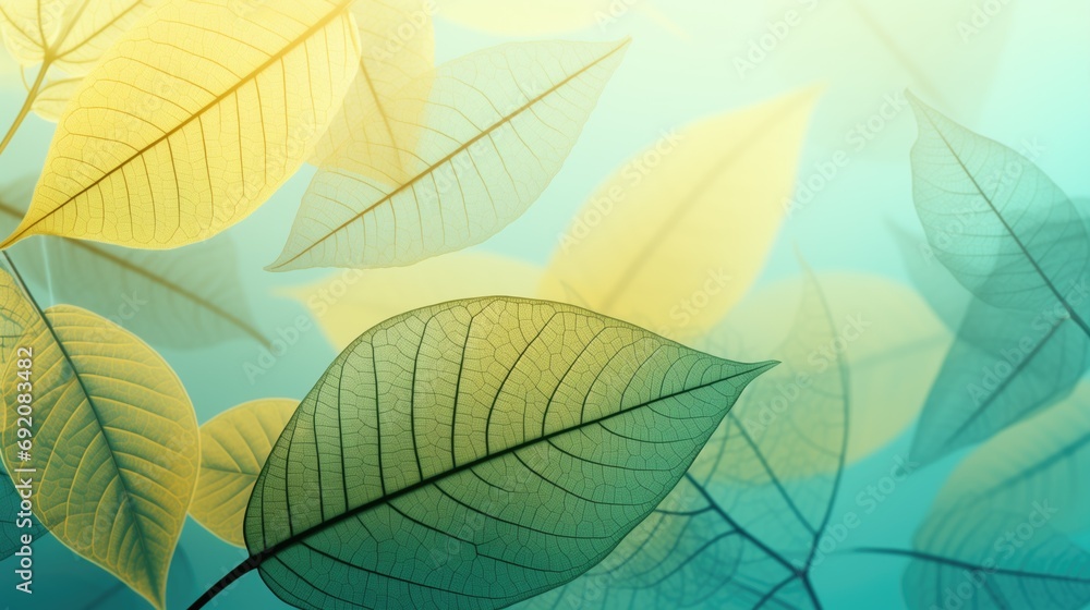 Fototapeta premium leaves skeleton background. Nature abstraction