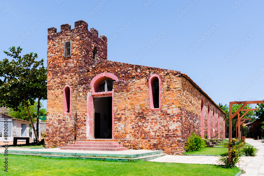 Stone church in Jericoacoara, Ceará - Brazil. Stone church in Jericoacoara, Ceará - Brazil.