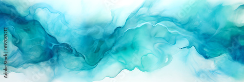 Abstract Watercolor Background. Delicate Watercolor Painting with Imitation of the Sky  Ice Water Texture - For Your Design. 