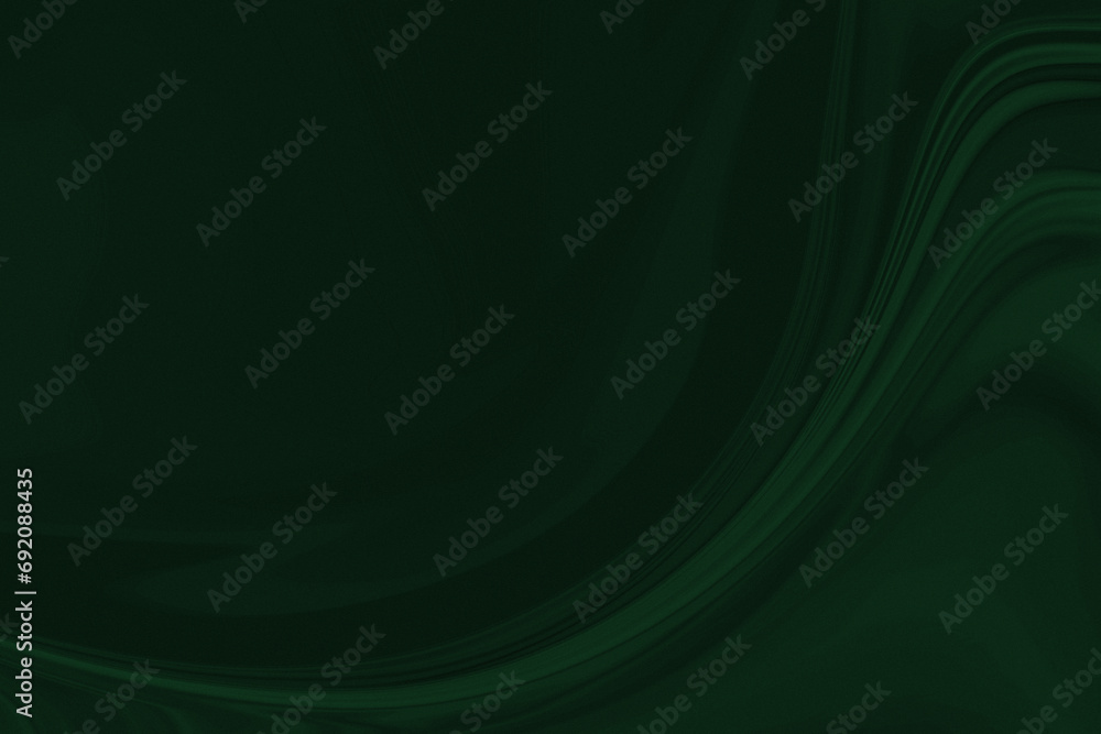 Fototapeta premium A Dynamic Dark Green Fluid Wave Background