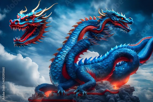 chinese dragon statue © Nauman
