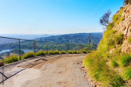 Scenic Hiking Trail to the Hollywood Sign
