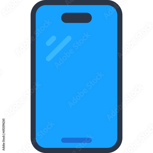 Smart Phone Oval Notch Icon