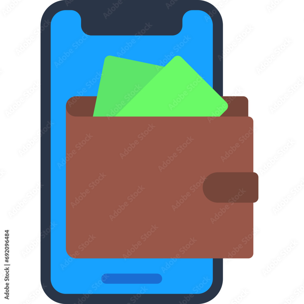 Smart Phone Wallet Icon