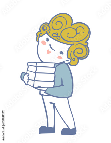 Back to school vector concept