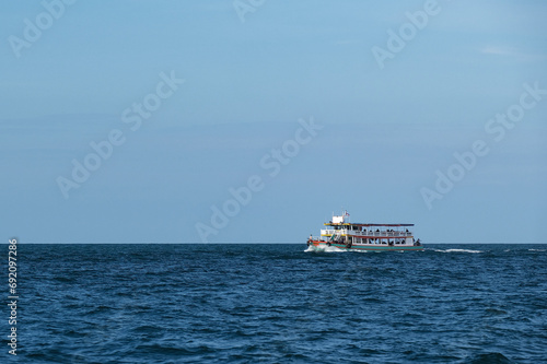 Ship boat in sea