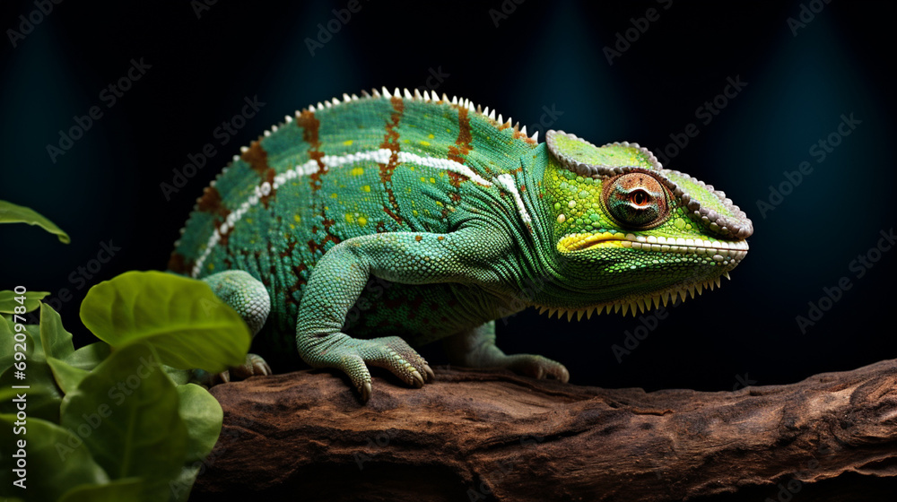 chameleon on a branch chameleon on a branch