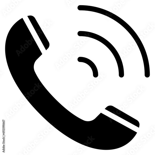 Phone Call Lines Icon