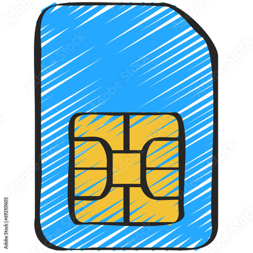 Sim Card Icon