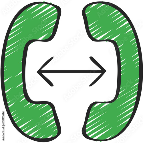 Transfer Phone Call Icon