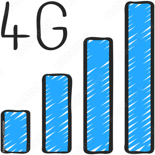 4G Phone Signal Icon