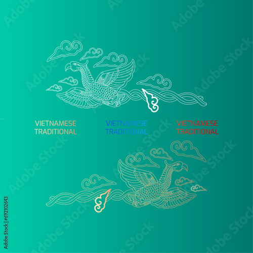 Phoenix Vietnamese traditional decoration Cultural arts