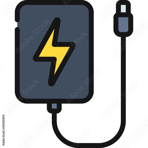 Portable Phone Charger Icon