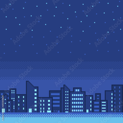 Pixel town  city pixel art  wallpaper 
