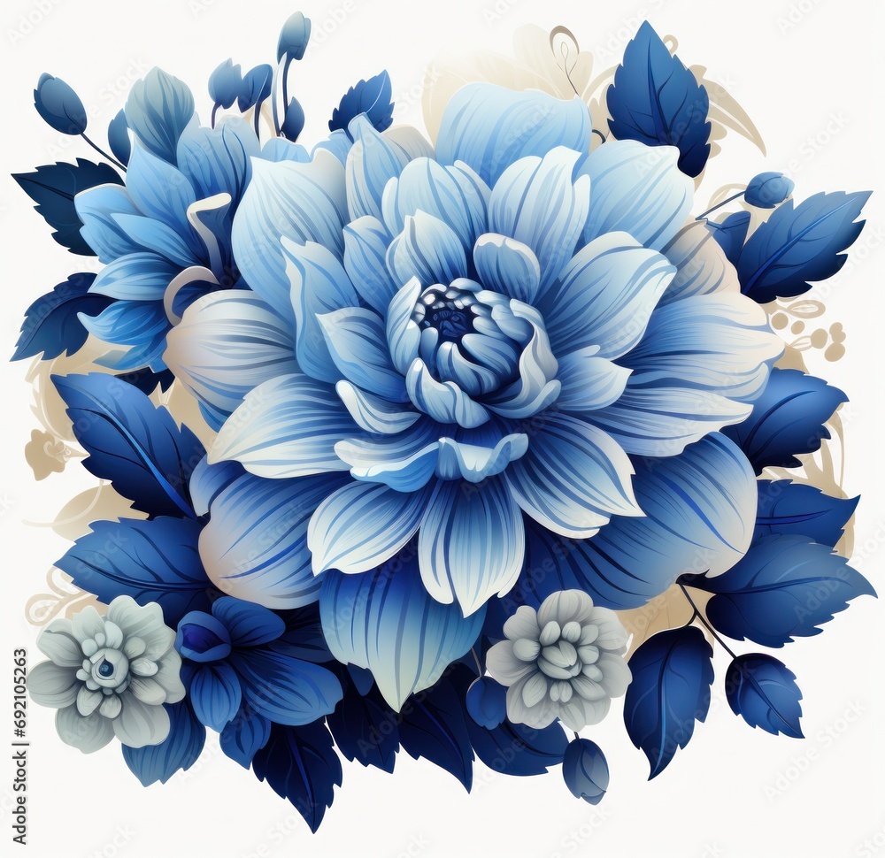 blue flower png transparent blue chrysanthemum plant clipart