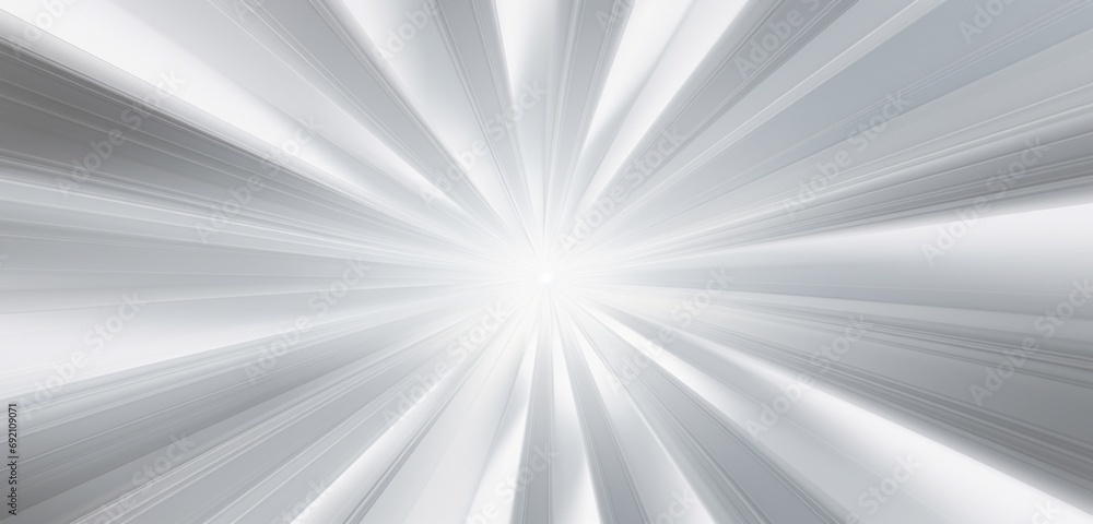 A grey and white abstract modern design background with radial blur. A grey and white abstract modern design background with radial blur.