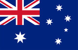 Australia flag. Australian flag. Australia Day. Vector illustration