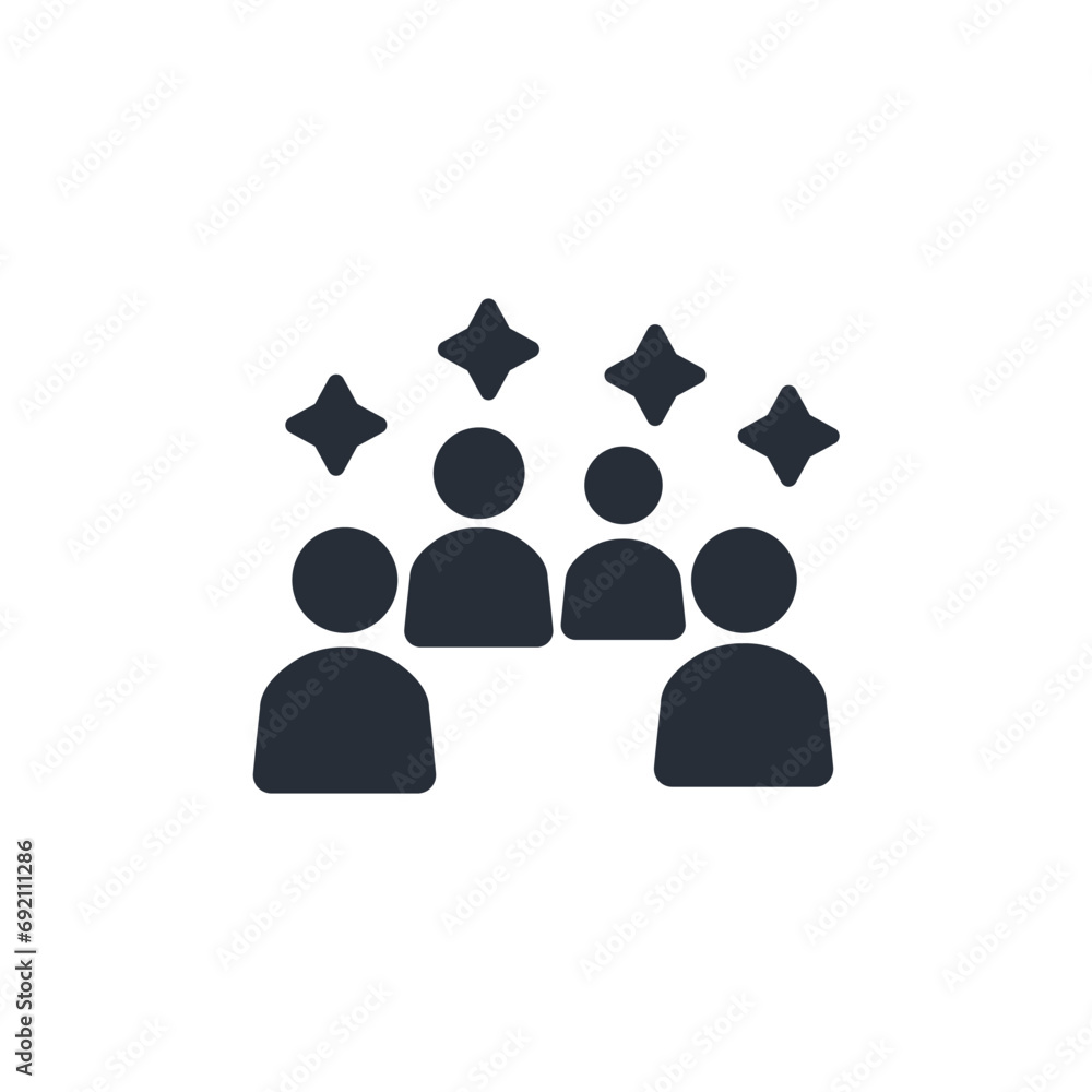 followers icon. vector.Editable stroke.linear style sign for use web design,logo.Symbol illustration. followers icon. vector.Editable stroke.linear style sign for use web design,logo.Symbol illustration.