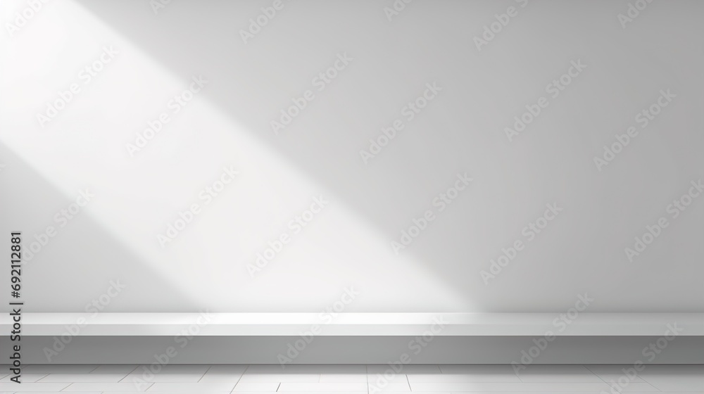 Minimalistic abstract simple light blue background for product presentation with sunny light and intricate shadow on wall.illustration Minimalistic abstract simple light blue background for product presentation with sunny light and intricate shadow on wall.illustration