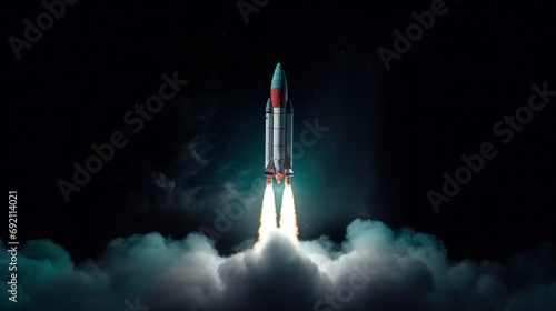image of a rocket launch