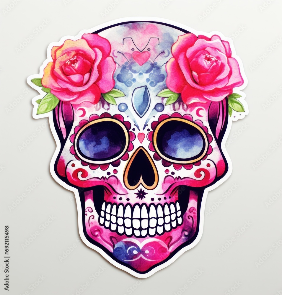 splatter sugar skull art splatter sugar skull art