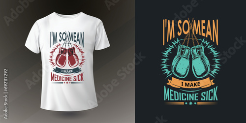 Boxing t-shirt design vector illustration print apparel, punch bag with stylish typography slogan poster background, boxing lover t-shirt, boxing day.