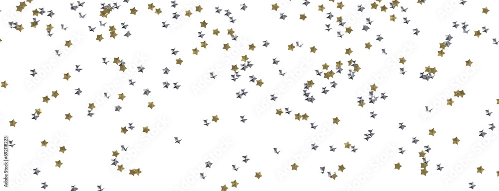 Astral Downpour: 3D Illustration Brings a Shower of Gold Stars Astral Downpour: 3D Illustration Brings a Shower of Gold Stars