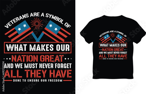 Vector never underestimate typography vintage veterans day tshirt design