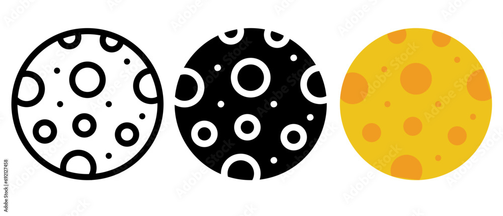 Full moon icon Full moon icon