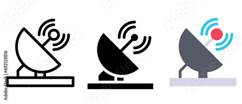 Satellite dish icon