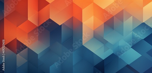 Background for Color Trends. Abstract geometric background in orange and blue.