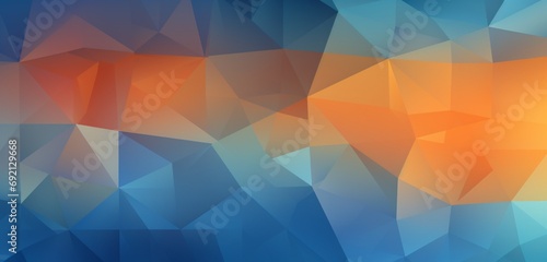 Background for Color Trends. Abstract geometric background in orange and blue.