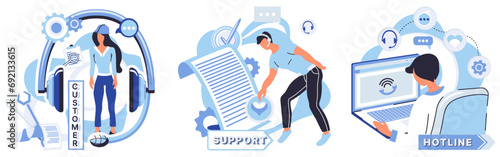 Help desk vector illustration. The help desk is guardian angel information technology, ensuring smooth online operations In vast cyberspace, help desk stands as beacon professional assistance