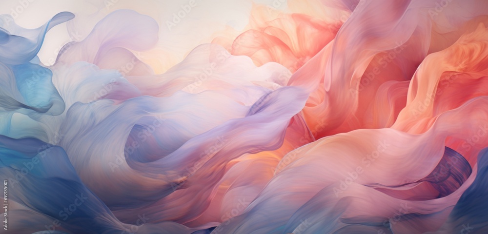 Craft a digitally created background with an amorphous design, showcasing the artistic possibilities of digital creation. - obrazy, fototapety, plakaty 