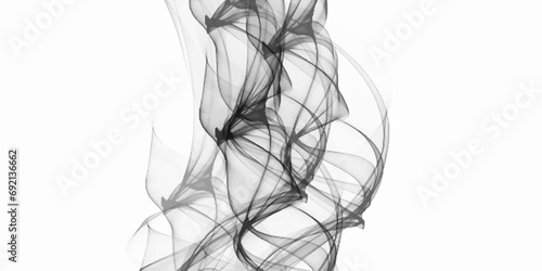 Abstract smoke background. Abstract black smoke on white background. black Smoke On Abstract Background