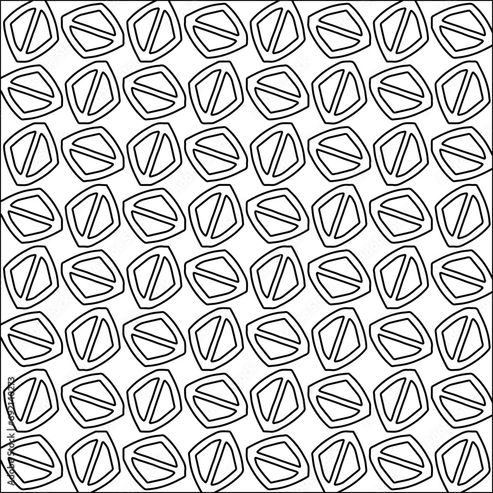 Figures from lines.Black pattern on white wallpaper for web page, textures, card, poster, fabric, textile. Abstract background.Repeating background image.White texture. Lines form shapes. Figures from lines.Black pattern on white wallpaper for web page, textures, card, poster, fabric, textile. Abstract background.Repeating background image.White texture. Lines form shapes.