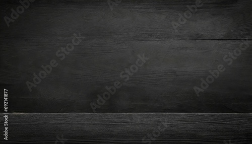 black wooden texture background blank for design