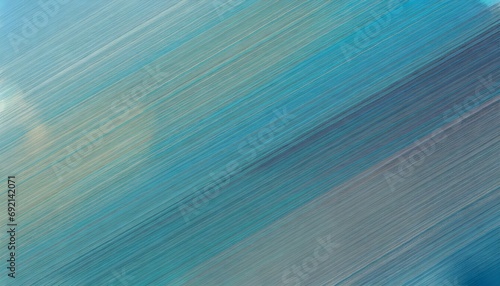 abstract colorful horizontal presentation banner background with diagonal lines and steel blue medium turquoise and sky blue colors and space for text and image