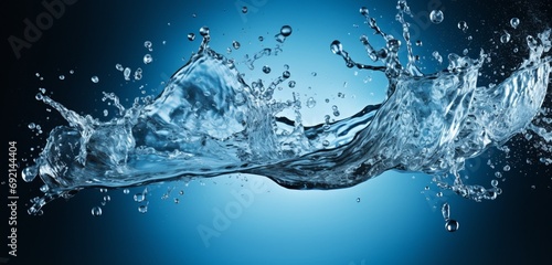 Drink water. Splash undefined background.