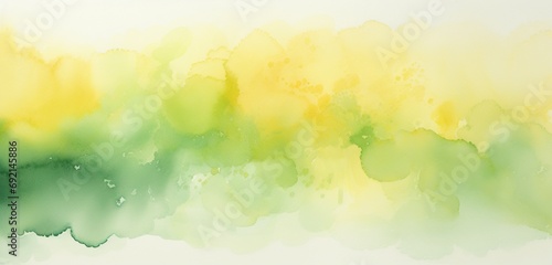 Experience the beauty of watercolor with an abstract background boasting a light tone, where a hand-drawn gradient in yellow, green, and white creates a visually appealing composition.