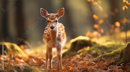 Adorable young deer photo