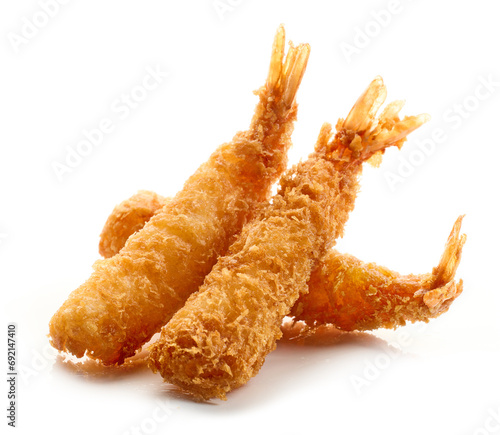 Bild auf Leinwand breaded Torpedo shrimps