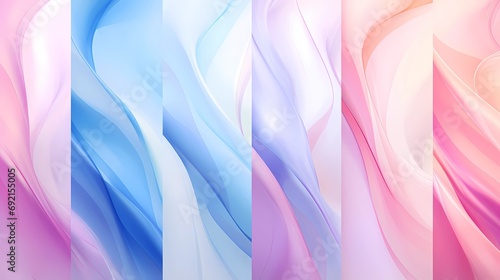 World cancer day vibrant soft colorful abstract background, symbolizing hope, strength, and unity photo