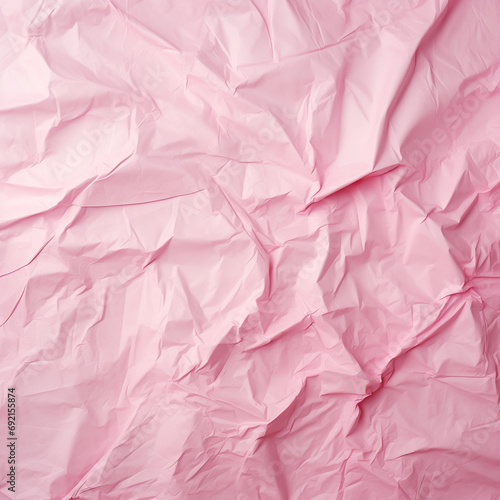 pink crumpled paper