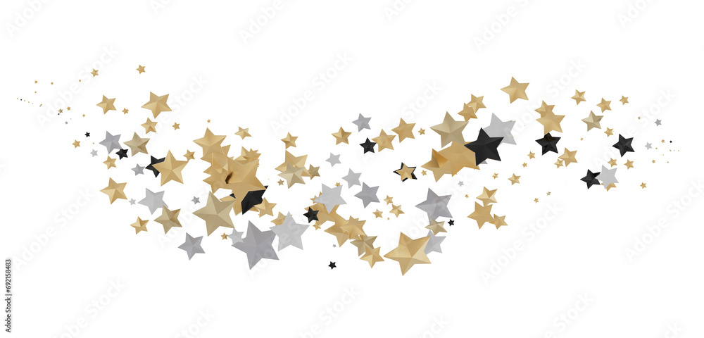 XMAS golden stars -