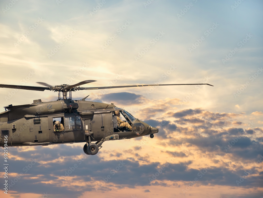 custom made wallpaper toronto digitalUnited States military helicopter air force. Rescue mission exercise.